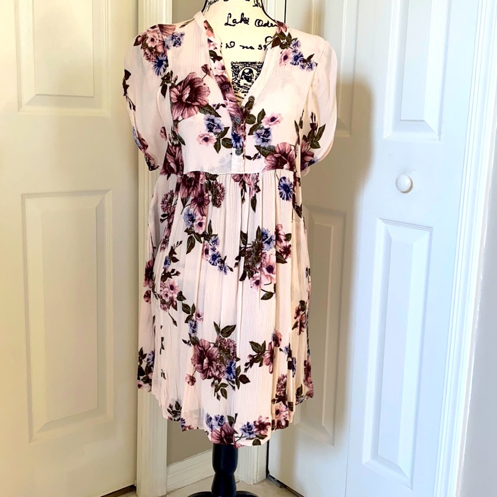 Floral baby doll dress